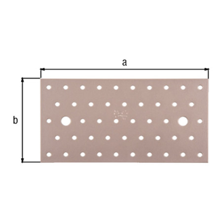 Boite 25 platines d'assemblage 200 x 100 x 2mm beige Duravis - Alberts