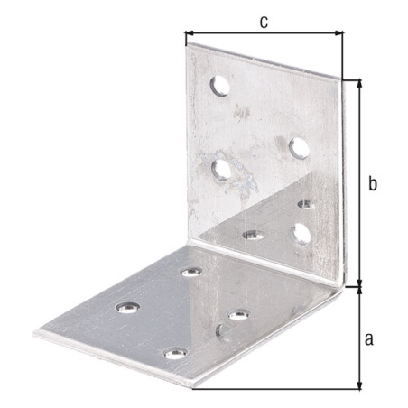 Equerre d'assemblage 50 x 50 x 40mm - Alberts