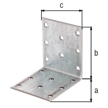 Equerre d'assemblage 60 x 60 x 50mm - Alberts