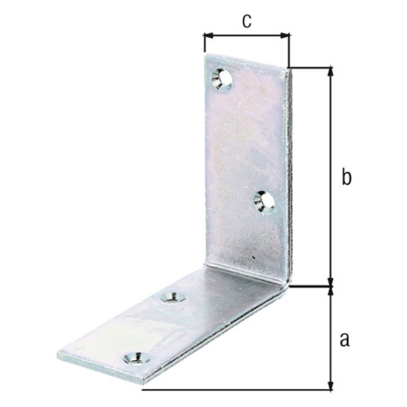 Equerre de poutre 100 x 100 x 40mm - Alberts