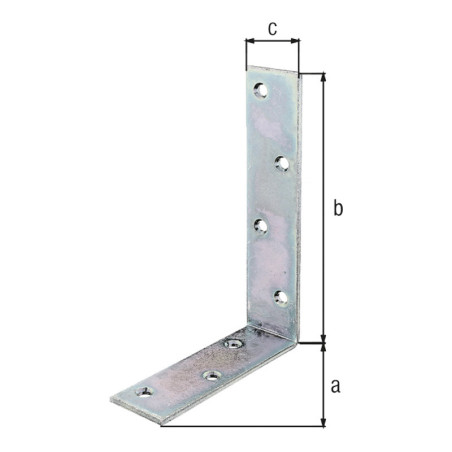 Boite 20 équerres de poutre 120 x 180 x 40mm - Alberts