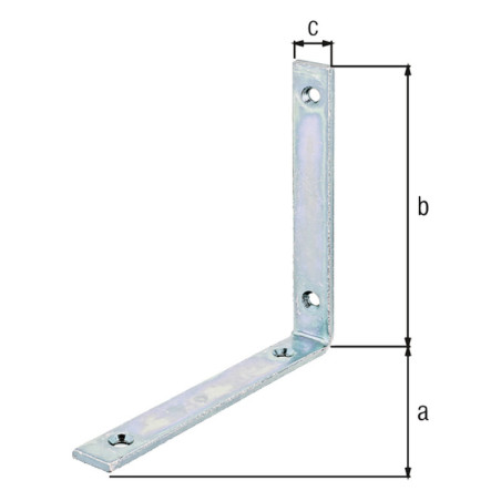 Boite 20 équerres de poutre 140 x 140 x 20mm - Alberts