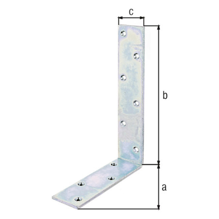 Equerre de poutre 160 x 240 x 50mm - Alberts