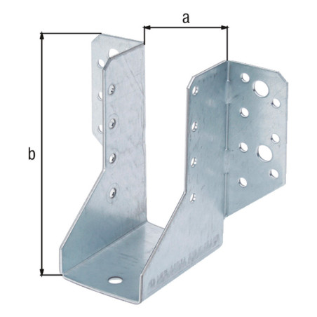 Boite 25 supports U ailes extérieures 45 x 110mm - Alberts