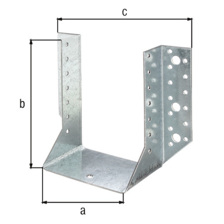 Boite 10 supports U ailes extérieures 120 x 160mm - Alberts