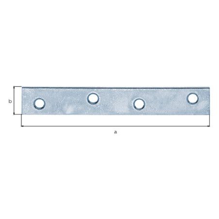 Boite 100 platines d'assemblage 100 x 15mm - Alberts