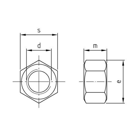 Boite écrous hexagonaux inox A2 - Vis Expert