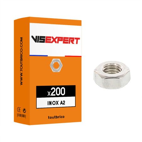 Boite écrous hexagonaux inox A2 - Vis Expert