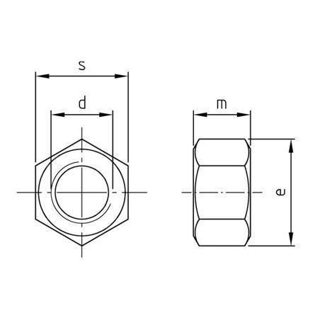 Boite écrous hexagonaux filetage fin inox A2 - Vis Expert