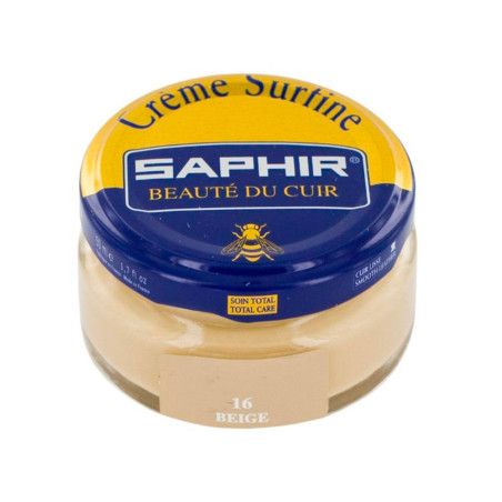 Crème Surfine cuir beige 50ml Saphir