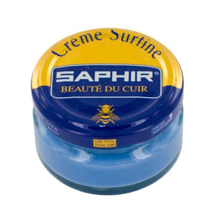 Crème Surfine cuir bleu jean 50ml Saphir