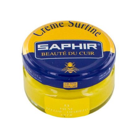 Crème Surfine cuir jaune 50ml Saphir