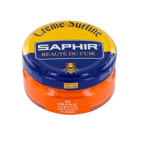 Crème Surfine cuir orange 50ml Saphir