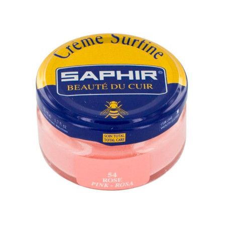 Crème Surfine cuir rose 50ml Saphir