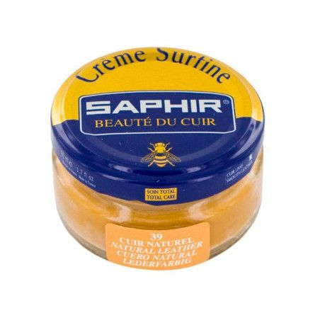 Crème Surfine cuir naturel 50ml Saphir