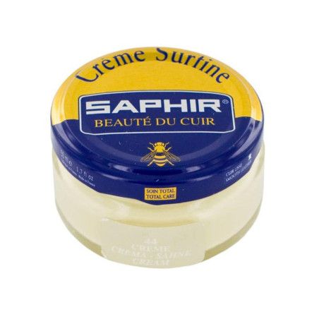 Crème Surfine cuir blanc crème 50ml Saphir