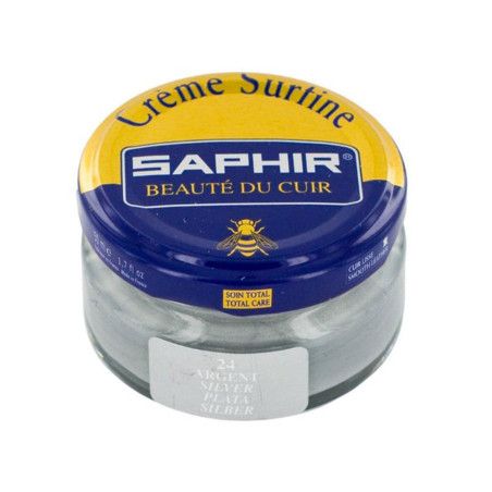 Crème Surfine cuir argent 50ml Saphir