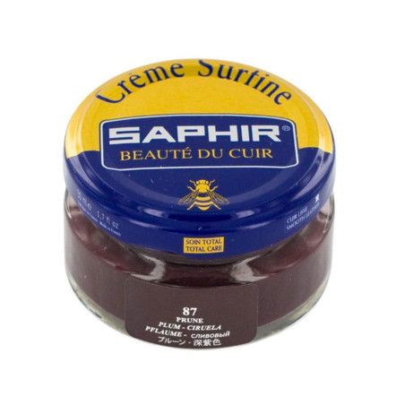 Crème Surfine cuir prune 50ml Saphir