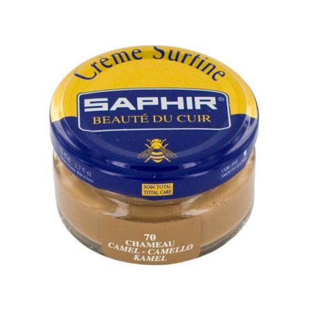 Crème Surfine cuir chameau 50ml Saphir