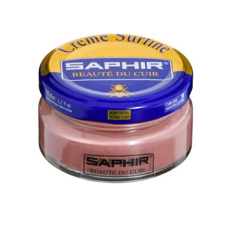 Crème Surfine cuir brun rose 50ml Saphir