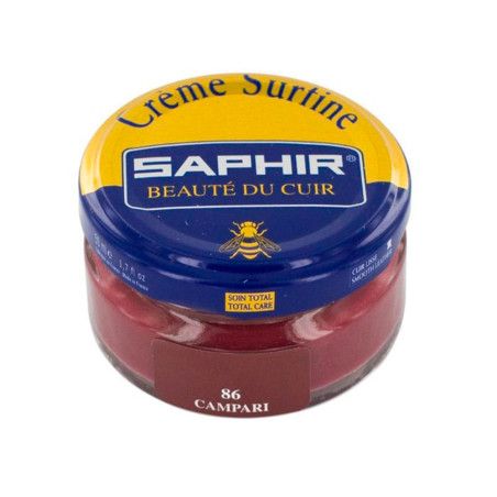 Crème Surfine cuir campari 50ml Saphir