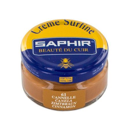 Crème Surfine cuir cannelle 50ml Saphir