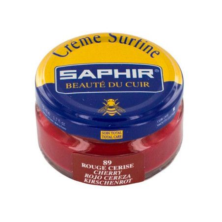 Crème Surfine rouge cerise 50ml Saphir