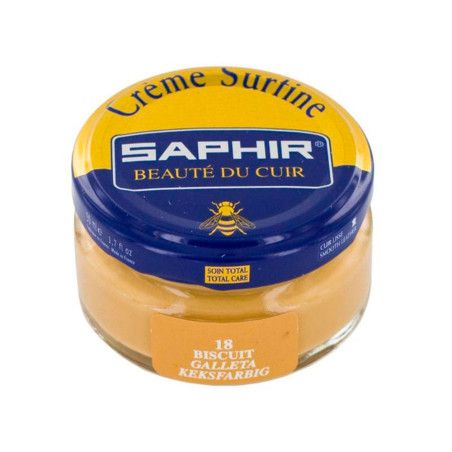 Crème Surfine cuir biscuit Saphir 50ml